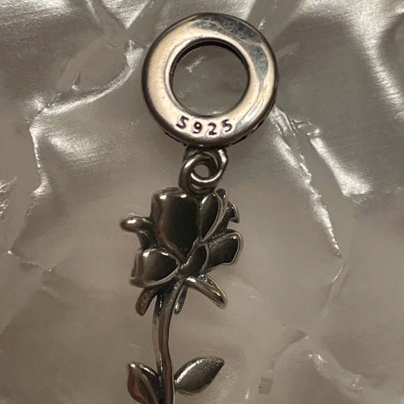 Charm for Pandora Bracelets Red Rose - Picture 6 of 8